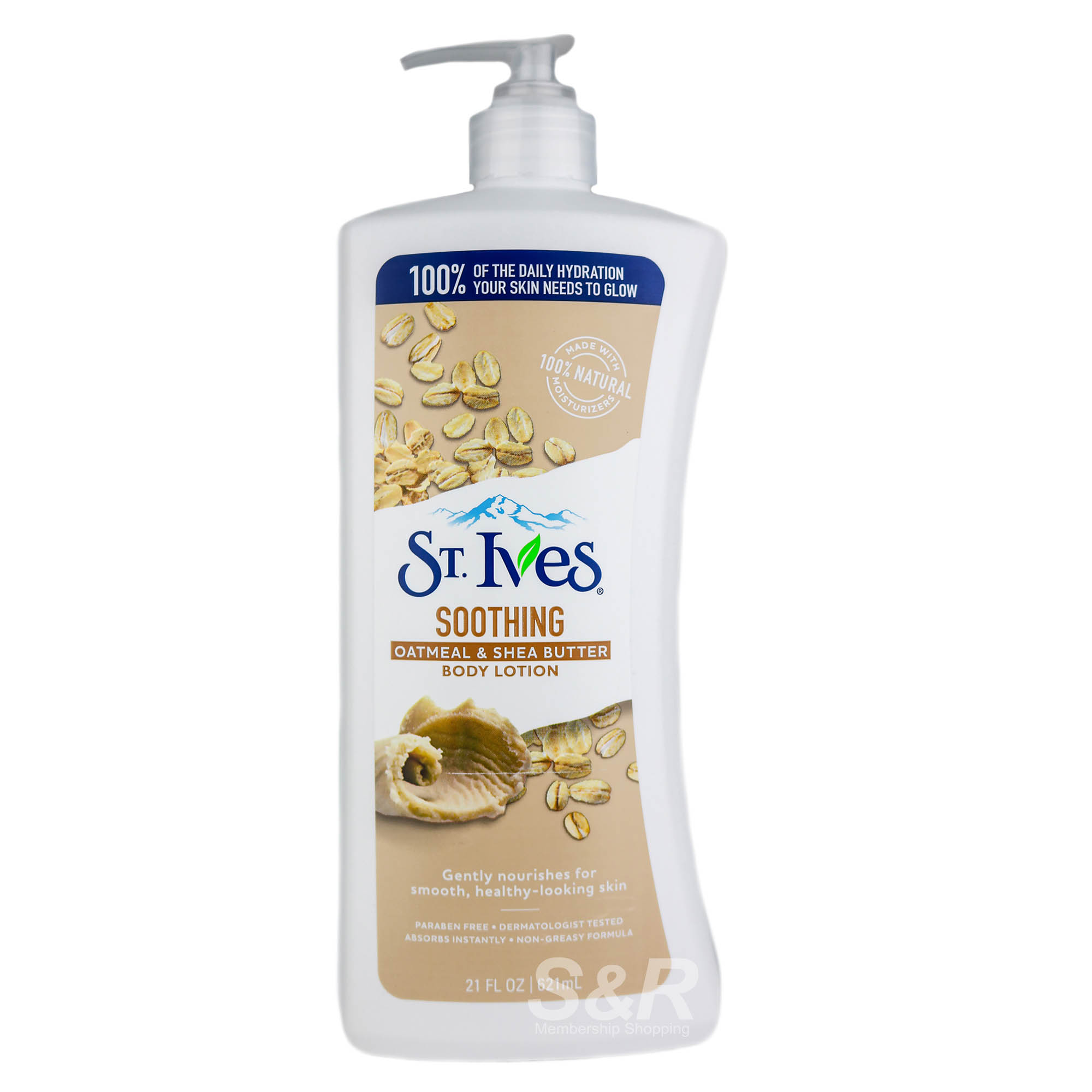 St. Ives Soothing Body Lotion with Oatmeal and Shea Butter 621mL